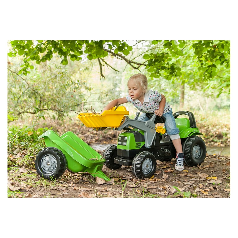 Tracteur à Pédales Rolly Toys avec Remorque RollyKid Deutz Fahr 5115 G TB pour Enfants Neuf - vue 3