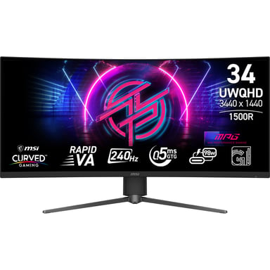 MSI MPG 346CQRF X24 schermo piatto per PC 86,4 cm (34'') 3440 x 1440 pixel UltraWide Quad HD Nero