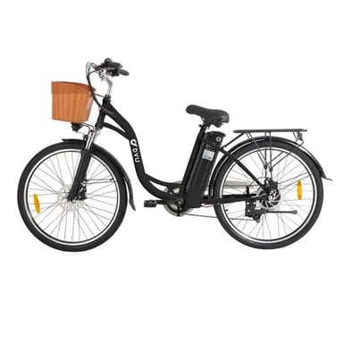 VéLo Électrique DYU C6 | Vitesse Max 25 km/h | Autonomie 60 km | Moteur 250W | Batterie 36V 12.5Ah | Pneus 26 Pouces | Noir