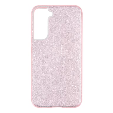 Funda para Samsung Galaxy S22 Paillette Extraíble Silicona Semi-rígida Rosa