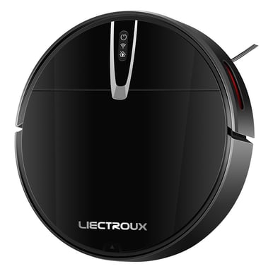 Liectroux V3S PRO robot aspirateur 0,6 L Sans sac Noir, Argent
