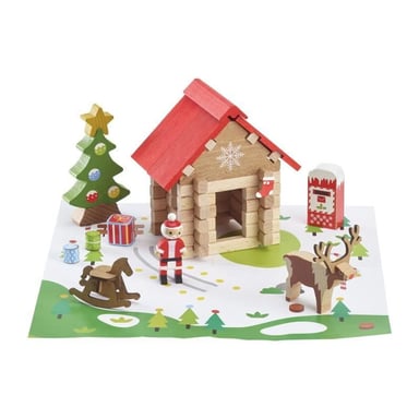 La casa sull'albero di Babbo Natale - Blocchi da costruzione - JEUJURA - 60 pezzi