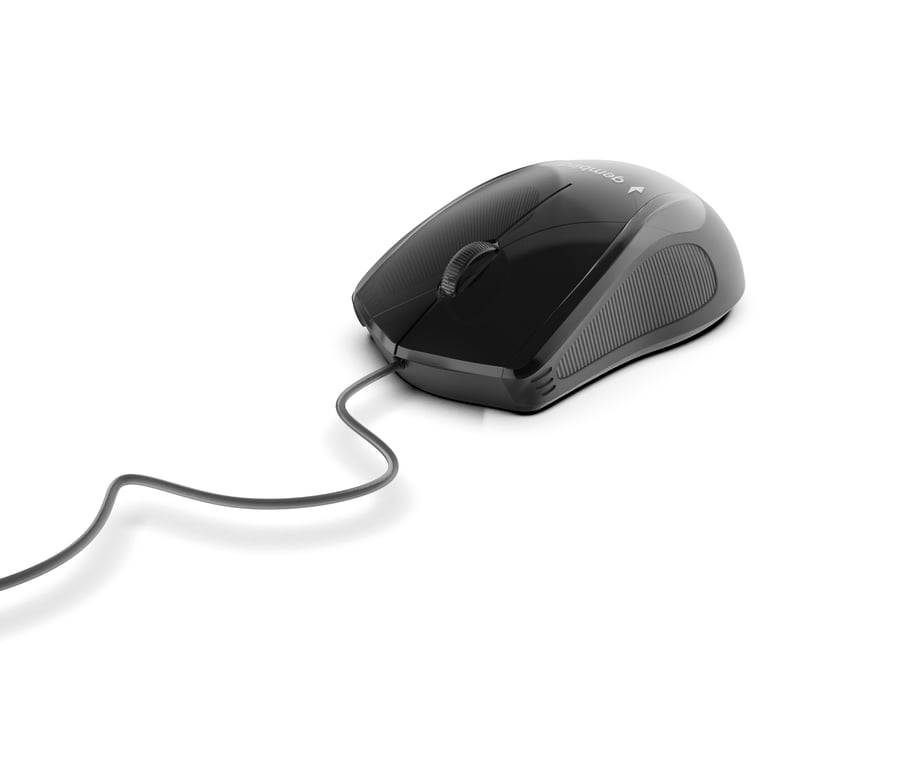Souris Gembird MUS-3B-02 – 1000 DPI, Ambidextre, USB Type-A - vue 2