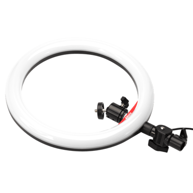 Anneau Lumineux Selfie à LED & Microphone