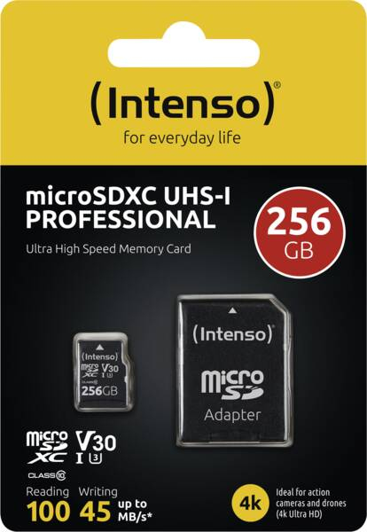 Intenso 3433492 mémoire flash MicroSDXC UHS I Classe 10 Neuf - vue 2