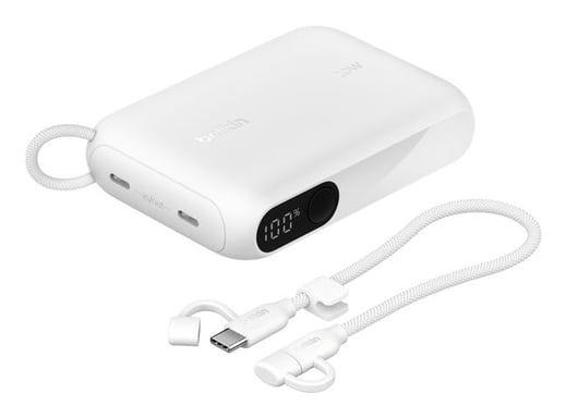 Belkin BPB027HQWH banque d'alimentation électrique 10000 mAh Blanc