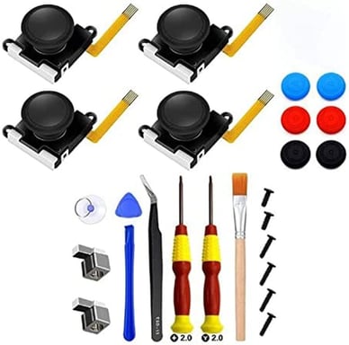 Kit de réparation pour Nintendo Switch, 25 pièces