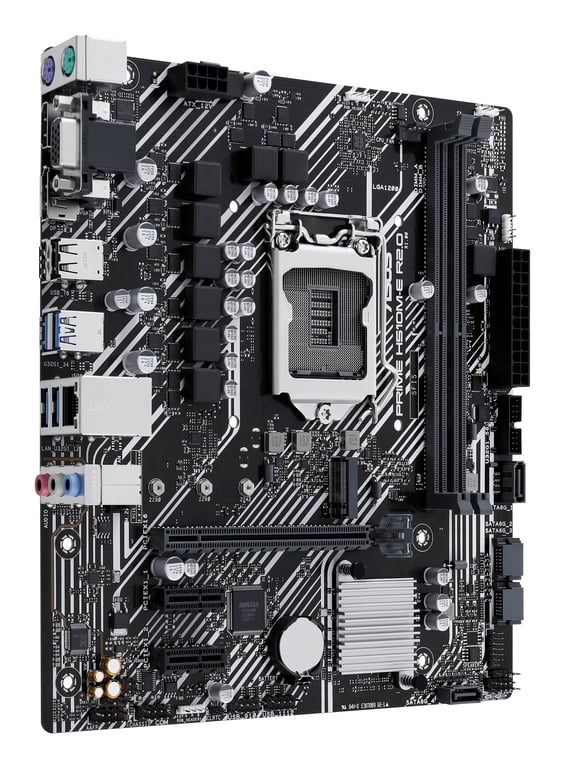 ASUS PRIME H510M E R2.0 Intel H470 LGA 1200 Socket H5 micro ATX Neuf - vue 3