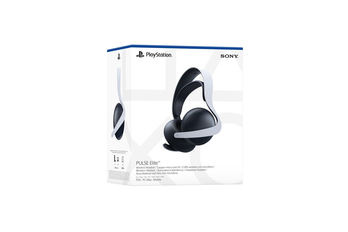 Sony PULSE Elite Auriculares Inalámbrico Diadema Juego Bluetooth Negro, Blanco