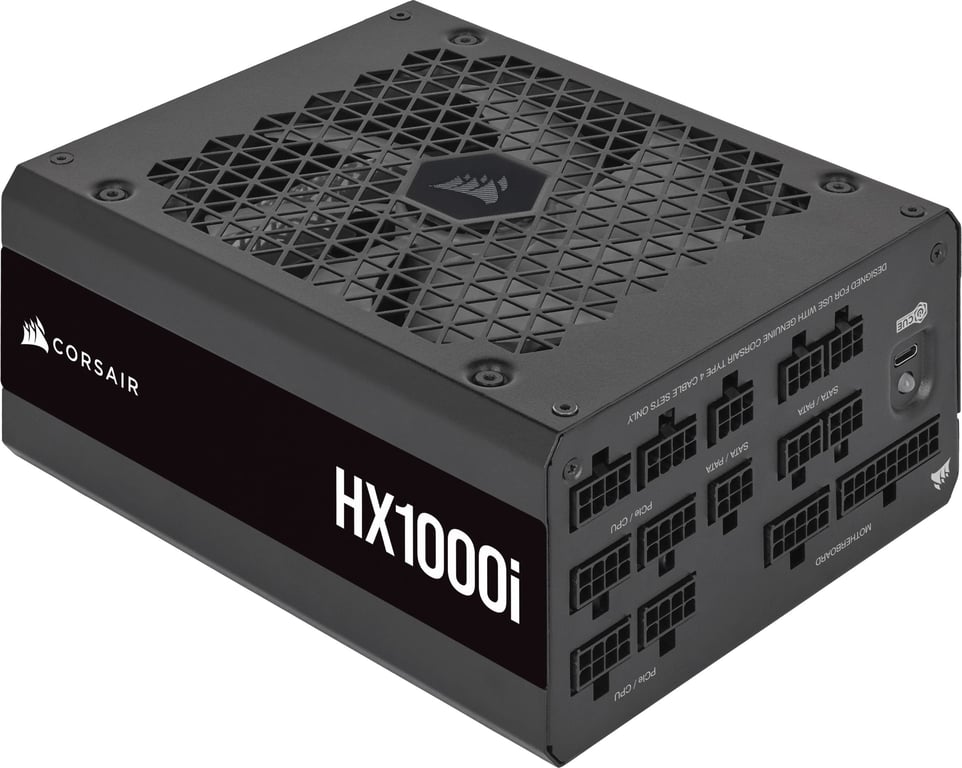 Corsair HX1000i 80PLUS Platinum ATX 3.1 - vue 2