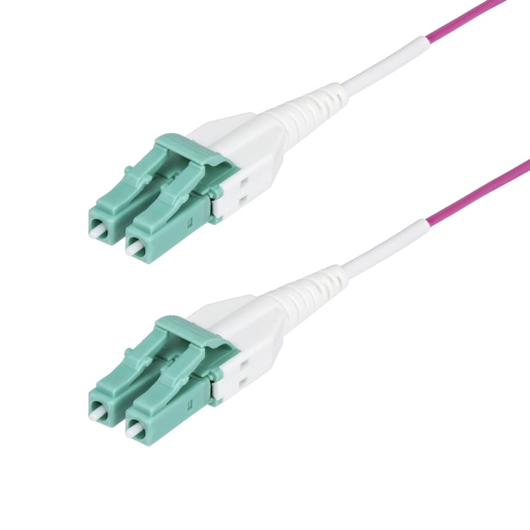 StarTech.com 5m (16.4ft) LC/LC (UPC) OM4 Multimode Fiber Optic Cable - cordon de raccordement - 5 m