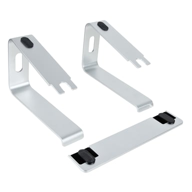 StarTech.com Support Ordinateur Portable (5kg) - Socle Ordinateur Portable en Aluminium, Argenté - Réhausseur PC pour MacBook Air/Pro, Dell XPS, Lenovo - Élévateur/Surélévateur Ergonomique pour Bureau