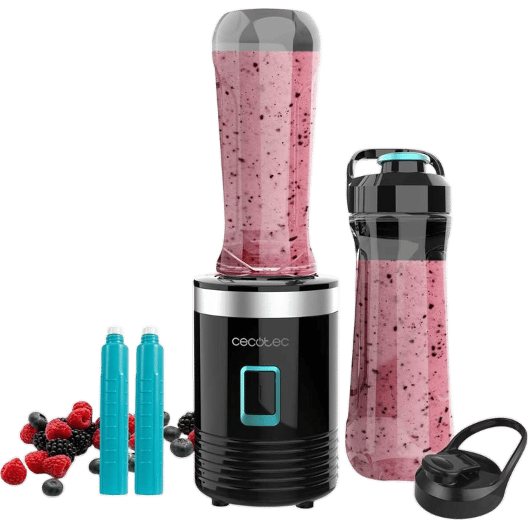 Mixeur Blender Cecotec Power Titanium 350 EasyGo – 350W, 2 Gobelets Inclus - vue 3