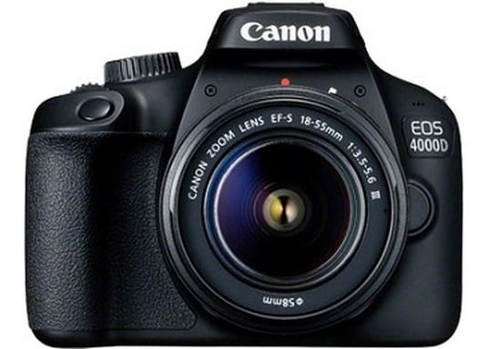 Canon EOS 4000D + EF-S 18-55mm III Juego de cámara SLR 18 MP 5184 x 3456 Pixeles Negro