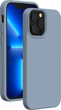 Coque pour iPhone 13 Pro Max SoftTouch Silicone Storm Blue Bigben