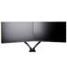 Support de bureau flexible pour 2 écrans , pneumatique et réglable en hauteur. Support de bureau à pinces ou passage de câbles DS3002C-B1