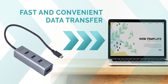 i-tec - HUB USB-C metálico de 4 puertos