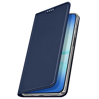 Dux Ducis Funda con tapa para Galaxy A17 con tarjetero Serie Skin Pro Azul oscuro
