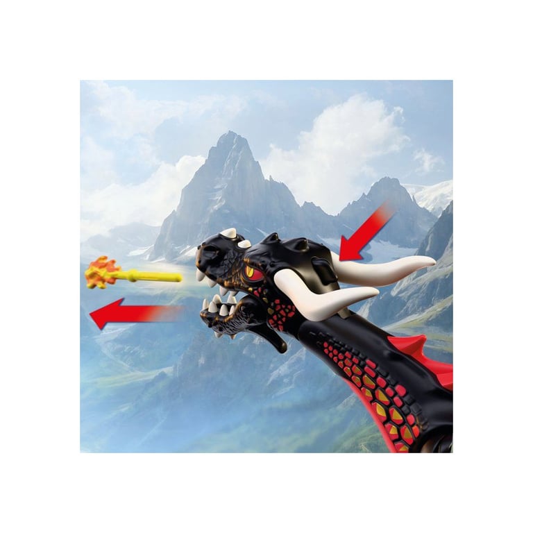 Playmobil Knights 72114 Dragon & chevalier - vue 4