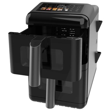 Cecotec Cecofry DuoLevel 12000 Window Double 12 L Autonome 2900 W Friteuse d'air chaud Noir