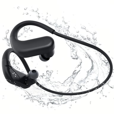 ROLINE Casque à Conduction Osseuse Bluetooth 5.4 IPX8 MP3 8Go Sport Noir
