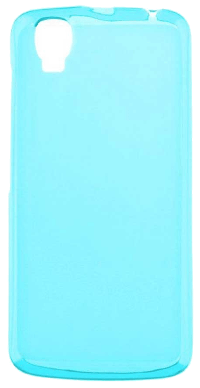 Coque silicone unie compatible Givré Bleu ciel Wiko Fizz