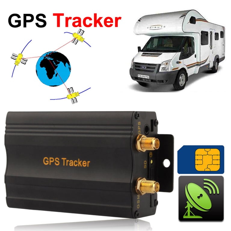 Traceur GPS Antivol Auto Camping Car Voiture Carte Sim Micro Espion Tele  Secours YONIS - Yonis