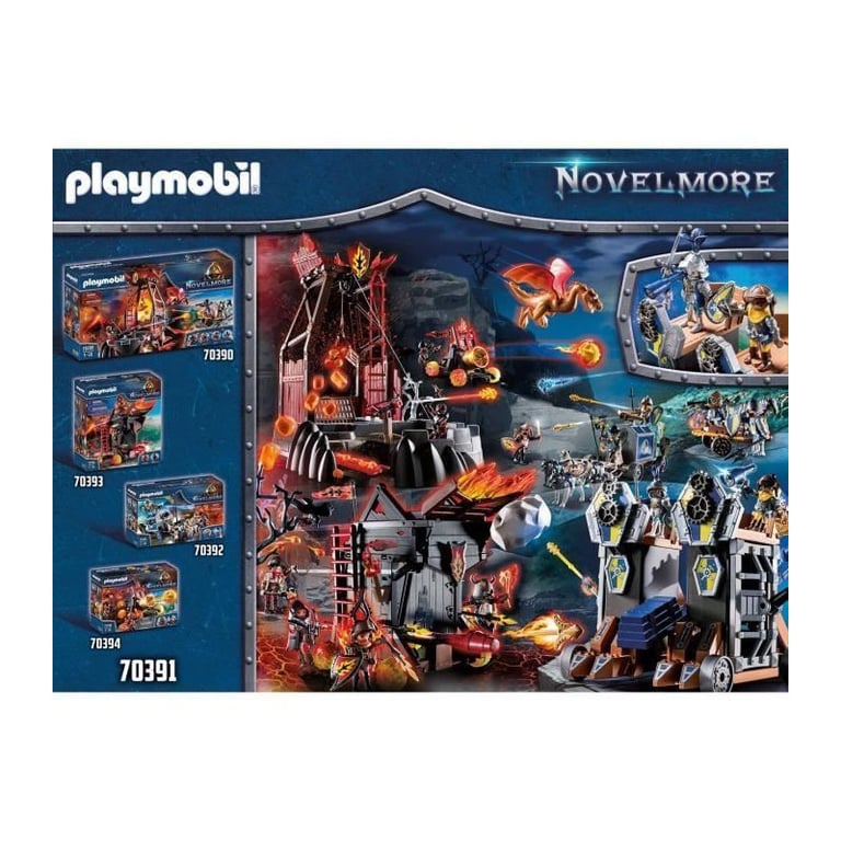 Tour D'attaque Des Chevaliers Playmobil Novelmore 70391 - vue 4