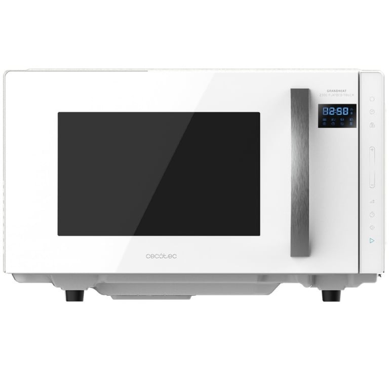 CECOTEC 01359 - Micro-ondes sans plateau GrandHeat 2300 Flatbed Touch White - Neuf