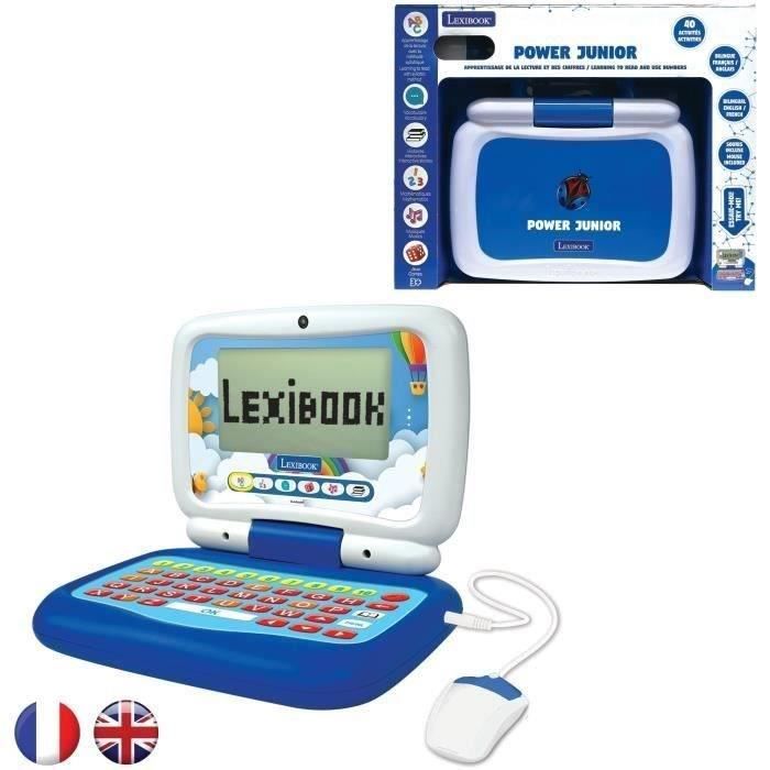 Ordinateur portable éducatif parlant bilingue FR/EN pour un total de 40 activités réparties en 6 - Neuf