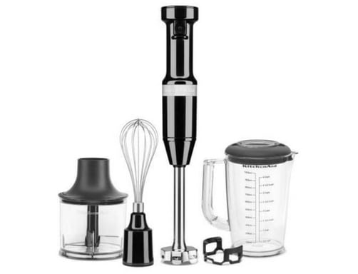 5KHBV83EOB - Frullatore a immersione KitchenAid da 180 W, nero onice