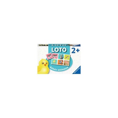 Juego de lotería de animales para bebés con coloridas ilustraciones