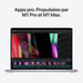 MacBook Pro 16.2'' (2021) - chipset Apple M1 Pro - RAM 16GB - Almacenamiento 512GB - Plata - QWERTY