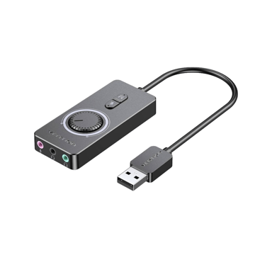 Tarjeta de sonido Vention cdrbf 1m negro