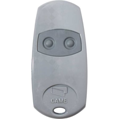 Mando a distancia CAME TOP 432EE 2 botones 433 MHz carcasa de plástico bicolor gris