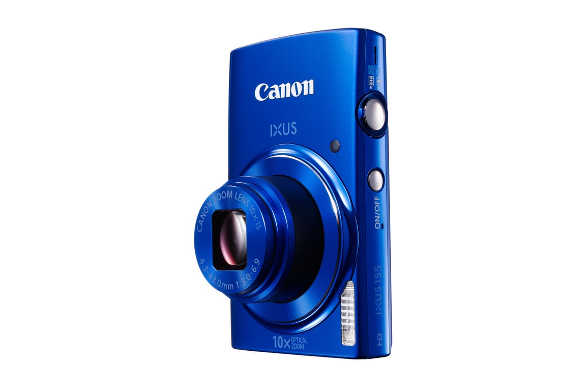 Canon Digital IXUS 155 1/2.3  Appareil-photo compact 20 MP CCD (dispositif à transfert de charge) 5152 x 3864 pixels Bleu - Très bon état
