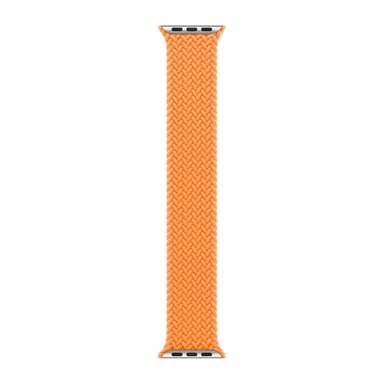 Bracelet Solo tressé pour Apple Watch | 44/45/46/49 mm - Taille 8 - Bright Orange