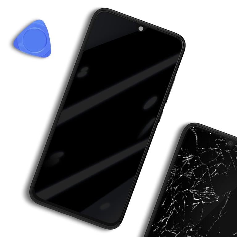 Écran pour Xiaomi Redmi Note 7 LCD + Vitre Tactile + Châssis Original Noir - Neuf