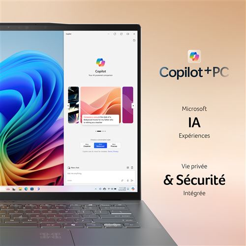 PC Portable Acer Swift 14 AI SF14 11 X71Z 14 Copilot+ PC Qualcomm® Snapdragon® X Plus RAM SSD - vue 8