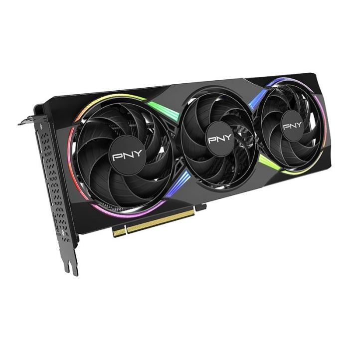 PNY GeForce RTX 5060 Ti Epic X RGB Overclocked Triple Fan GeForce RTX 5060 Ti GDDR7 PCI Express - vue 8