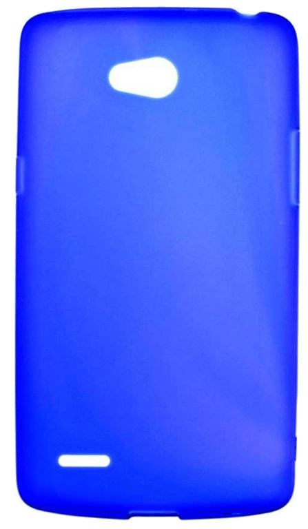 Coque silicone unie compatible Givré Bleu LG L80