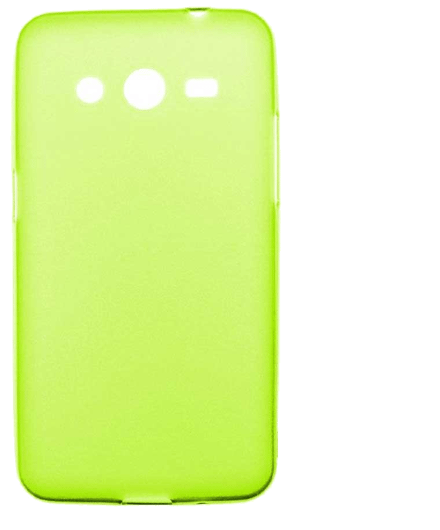 Coque silicone unie compatible Givré Vert Samsung Galaxy Core 2
