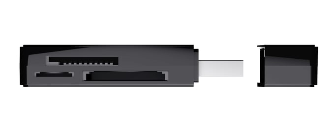Lettore di schede di memoria USB NANGA Trust Nero