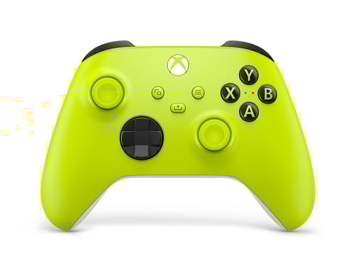 Manette Xbox Series sans fil nouvelle génération – Electric Volt – Jaune – Xbox Series / Xbox One / PC Windows 10 - Jaune