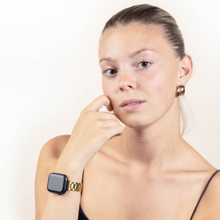 Bracelet Apple Watch 42mm Maillons fin en acier - vue 6