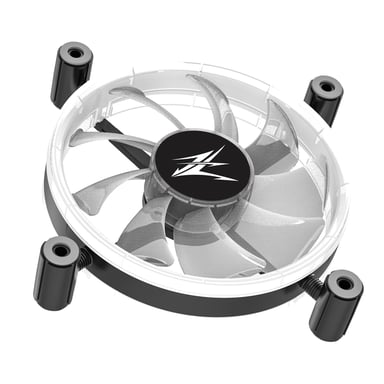 Zalman ZM-LF120 système de refroidissement d'ordinateur Boitier PC Ventilateur 12 cm Noir, Blanc