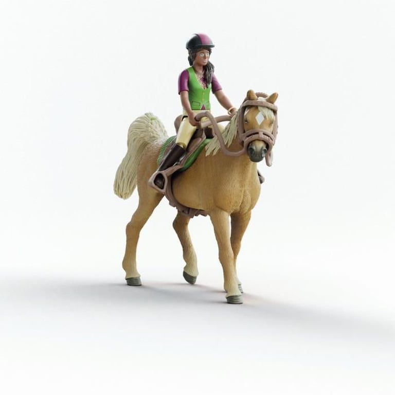 Figurines Sarah et Mystery SCHLEICH 42714 Horse Club Dès - vue 2