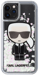 Custodia Karl Lagerfeld iridescente al buio per Apple iPhone 11 Pro, nero