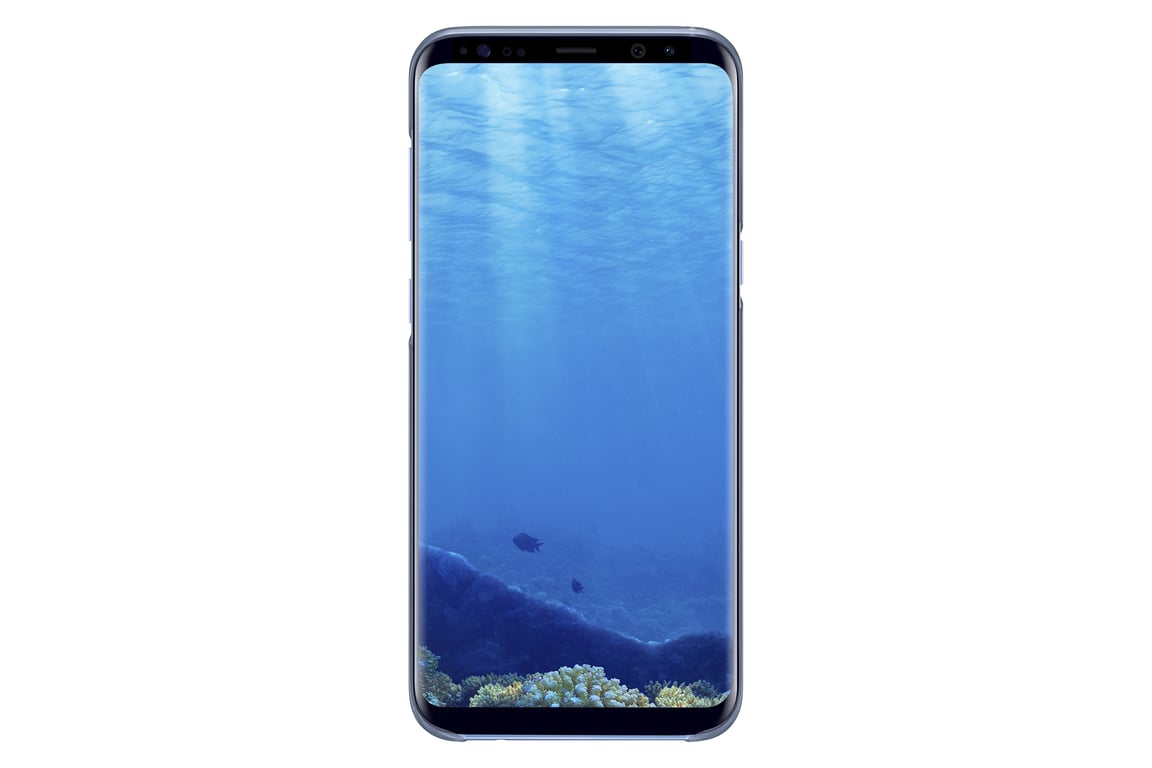 Samsung S8 Edge Clear Cover Or - vue 5