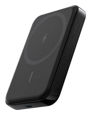 Anker 321 MagGo 5000 5000 mAh Carica wireless Nero (321 Maggo 5000 5000 Mah - Wireless Charging White - Warranty: 12M)